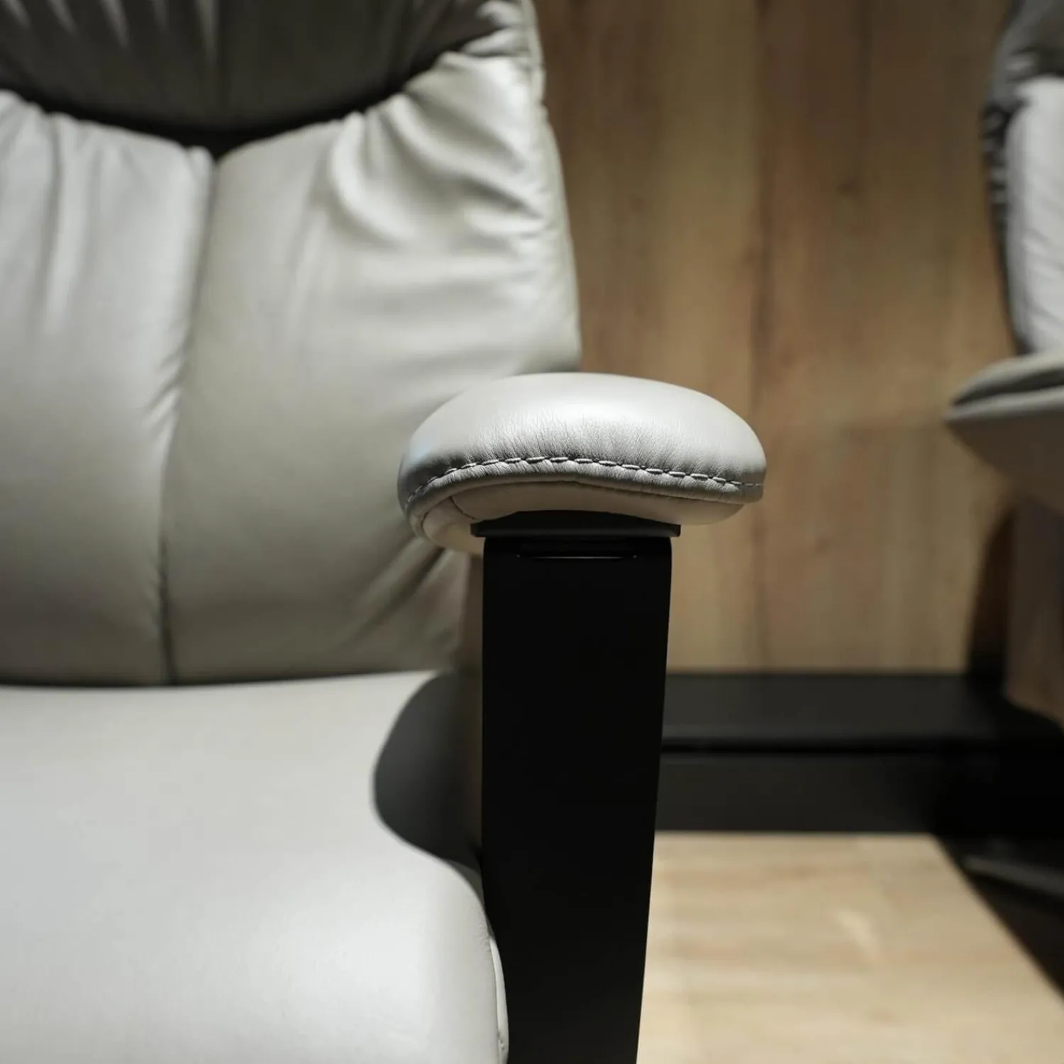 himolla Relaxsessel|Sessel Easy Swing 7061 4551 Leder 24 Longlife Stahl Grau Sterngestell Anthrazit Metall Pulverbeschichtet