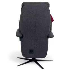 himolla Relaxsessel|Sessel Easy Swing Medium Stoff Q2 Melange Cola Schwarz Sternfuß Metall Pulverbeschichtet Anthrazit 2 Motorig Mit Aufstehhilfe