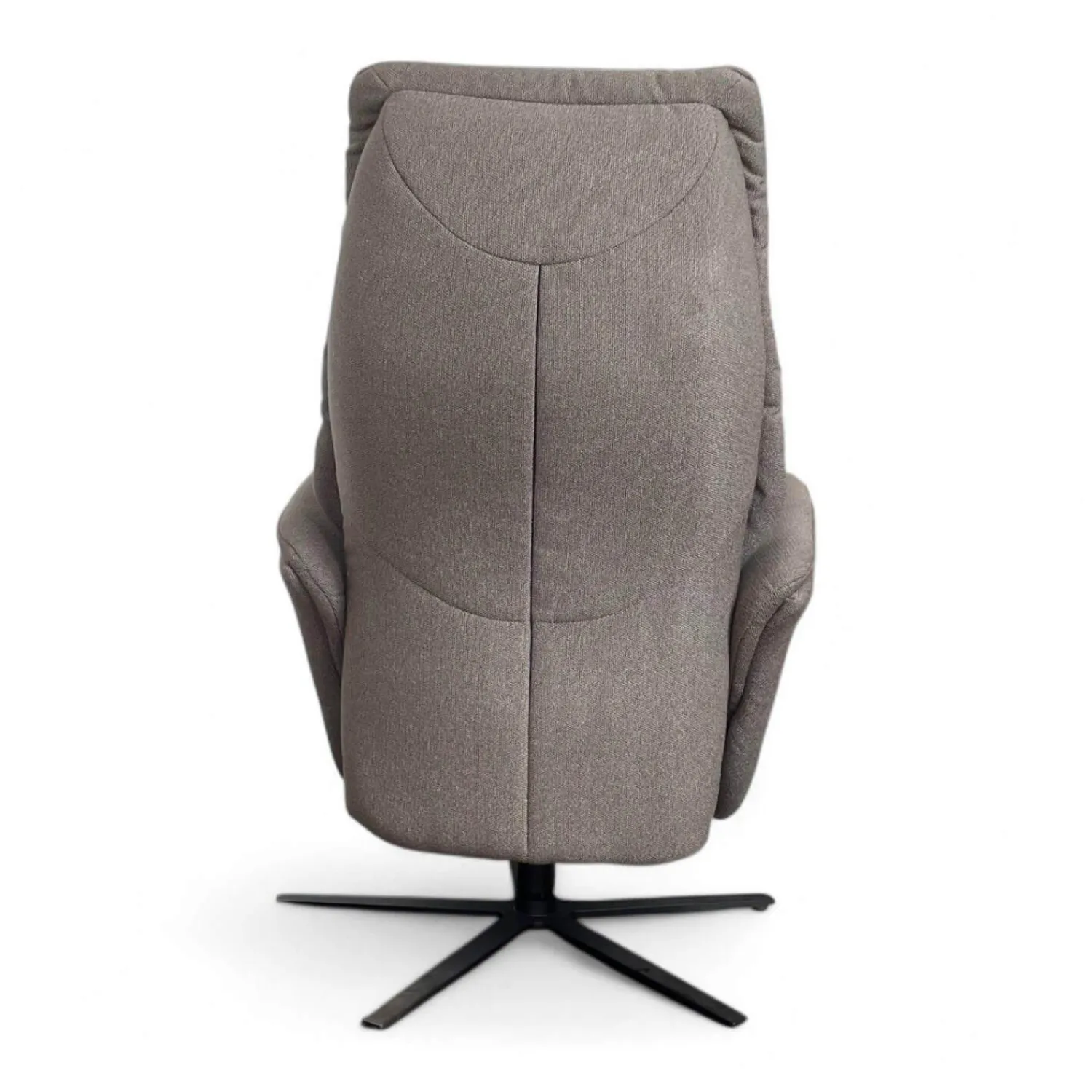 himolla Relaxsessel|Sessel Easy Swing Stoff Aquaclean 03 Kiesel Grau Sternfuß Metall Anthrazit Pulverbeschichtet Manuell Verstellbar