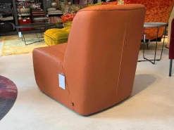 Christine Kröncke Relaxsessel|Sessel Ernest Leder Comfort Mattone Braun