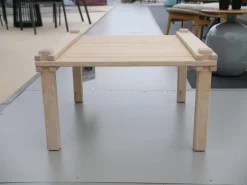 COR Gartentische|Gartenstühle|Sessel Farmer Stoff 5091 Mittelgrau Gestell Eiche Natur Geölt Inklusive Tisch