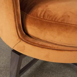 Flexform Relaxsessel|Sessel Fauteuil Feel Good Stoff Eldorado 1554 Cat. Extra Gestell Esche Braun