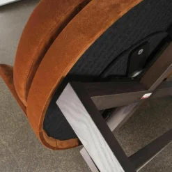 Flexform Relaxsessel|Sessel Fauteuil Feel Good Stoff Eldorado 1554 Cat. Extra Gestell Esche Braun