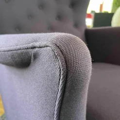 Carl Hansen & Søn Relaxsessel|Sessel FH419 Heritage Stoff 685 Violett Dunkel Steelcut 2 Gestell Eiche Geölt