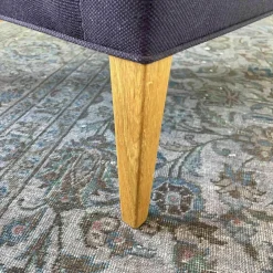 Carl Hansen & Søn Relaxsessel|Sessel FH419 Heritage Stoff 685 Violett Dunkel Steelcut 2 Gestell Eiche Geölt