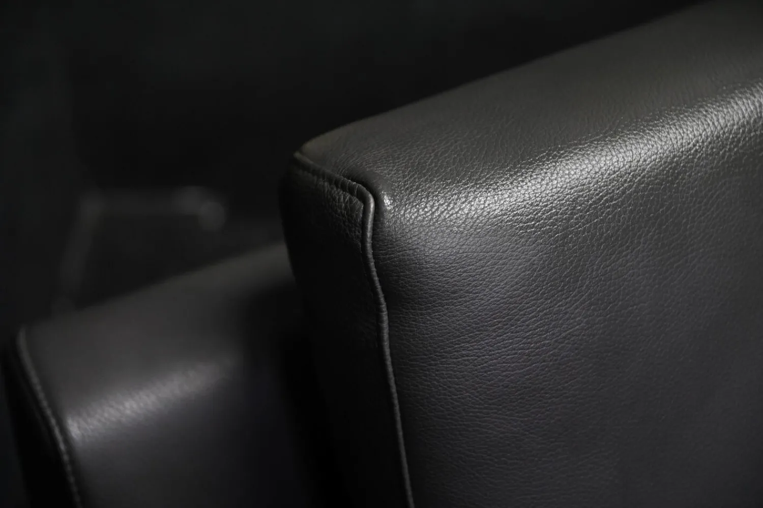 E. Schillig Relaxsessel|Sessel Flex Plus L 140 Dickleder 72 Schiefer Füße Schwarz