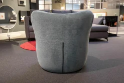 freistil Rolf Benz Relaxsessel|Sessel Freistil 173 Stoff 6514 Blaugrau Grau Inklusive Kunststoffgleiter