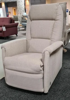 himolla Fernsehsessel|Relaxsessel|Sessel 25G 9773 Cumulus Stoff Aqua Clean Puder 1-Motorig mit Aufstehhilge