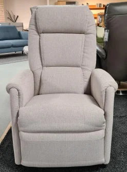 himolla Fernsehsessel|Relaxsessel|Sessel 25G 9773 Cumulus Stoff Aqua Clean Puder 1-Motorig mit Aufstehhilge