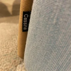 Cassina Relaxsessel|Sessel Gender 570 12 Melange Leder Schwarz Beige Gelb Ice Kissen Stoff Gerrit