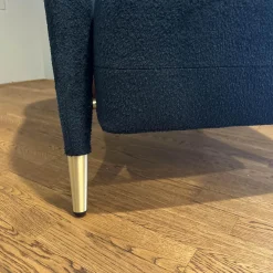 Molteni & C Loungesessel|Sessel Gio Ponti D 151 4 Bezug Stoff Wonder WG488 Blue Petrol Blau Korpus Amerikanisch Nussbaum