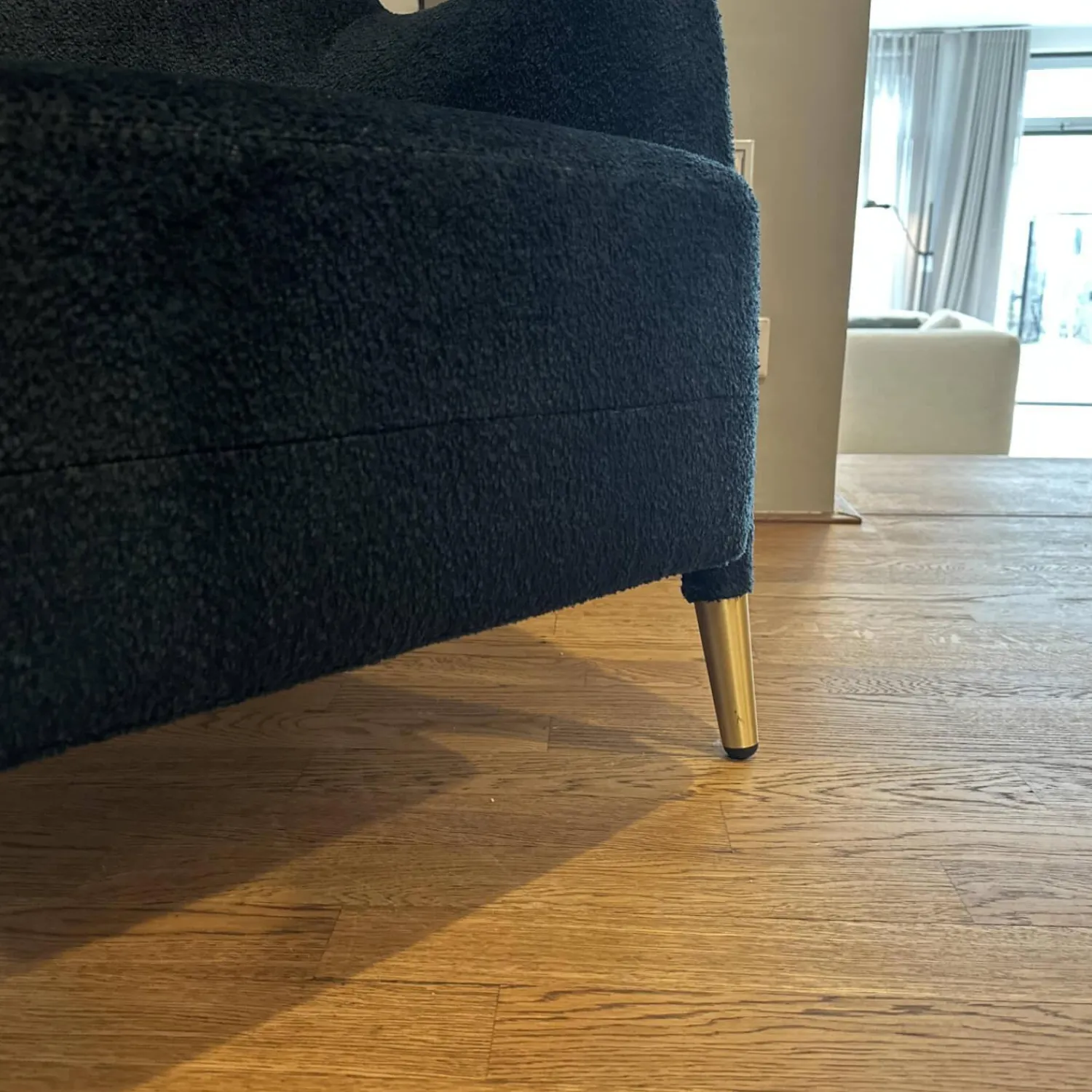 Molteni & C Loungesessel|Sessel Gio Ponti D 151 4 Bezug Stoff Wonder WG488 Blue Petrol Blau Korpus Amerikanisch Nussbaum