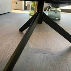 Papadatos Relaxsessel|Sessel Grace Drehbar Stoff Cat.J Villa D'este 02 Grau Gestell Dunkelbraun