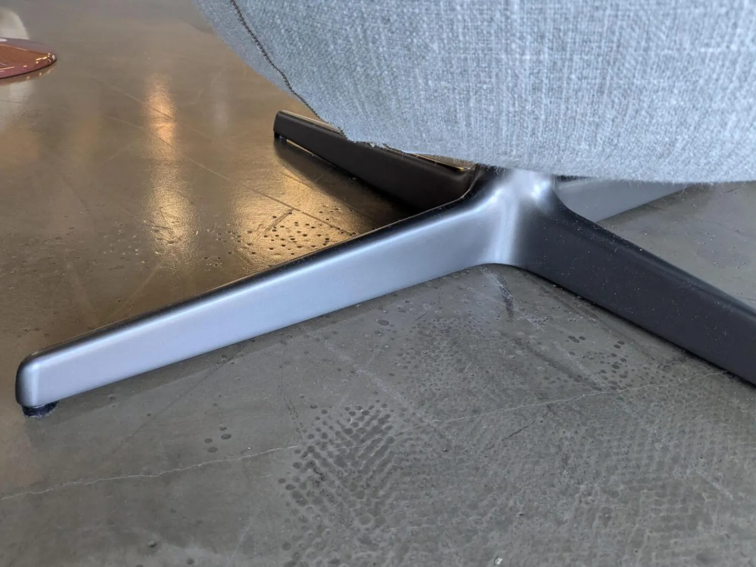 B&B Italia Relaxsessel|Sessel Harbor Laidback Stoff Lodi Salbeigrün Gestell Bronze mit Hocker