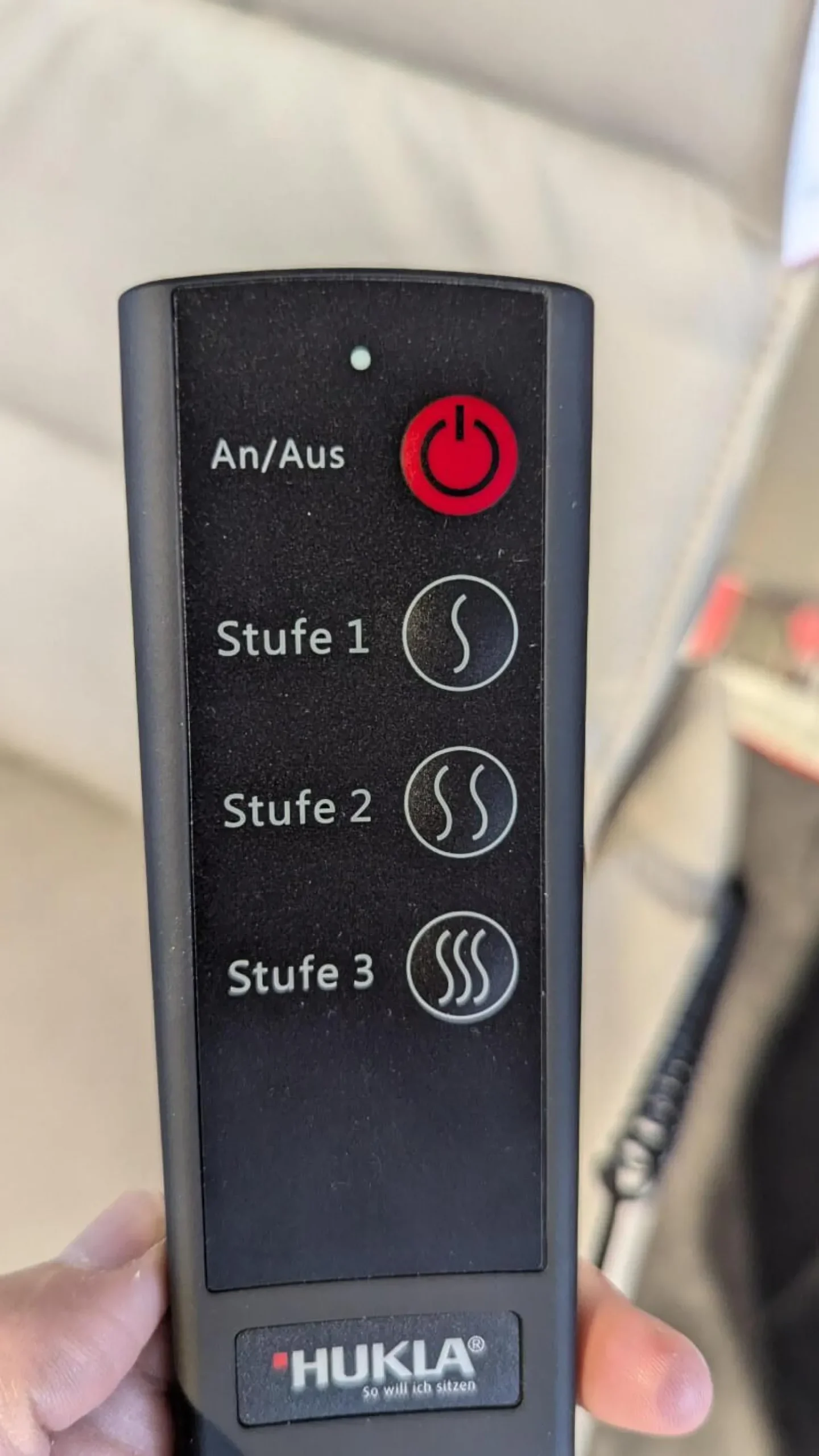 Hukla Relaxsessel|Sessel Hathi Leder Vivre Alu Grau Fuß V4 Edelstahl Mit Verstellung 2 Motorisch Und Aufstehhilfe Sowie Sitz und Rückenheitzung