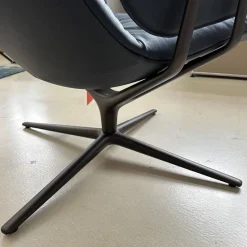 Walter Knoll Relaxsessel|Sessel Healey Soft Bezug Leder Vintage Tourmaline Gestell Metall Bronziert