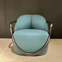 Giorgetti Relaxsessel|Sessel Hug Stoff F Canard 5105 Blau Grün