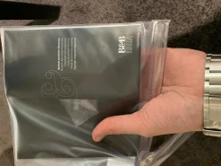 B&B Italia Einzelstühle|Relaxsessel|Sessel Husk Stoff Scozia 2489151 Grau Gestell Weiß Lackiert Ohne Drehfunktion