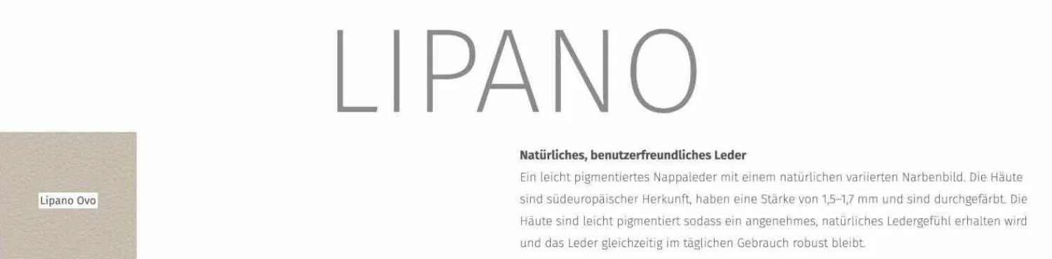 Jori Relaxsessel|Sessel Ice Cube Leder Lipano Ovo Creme