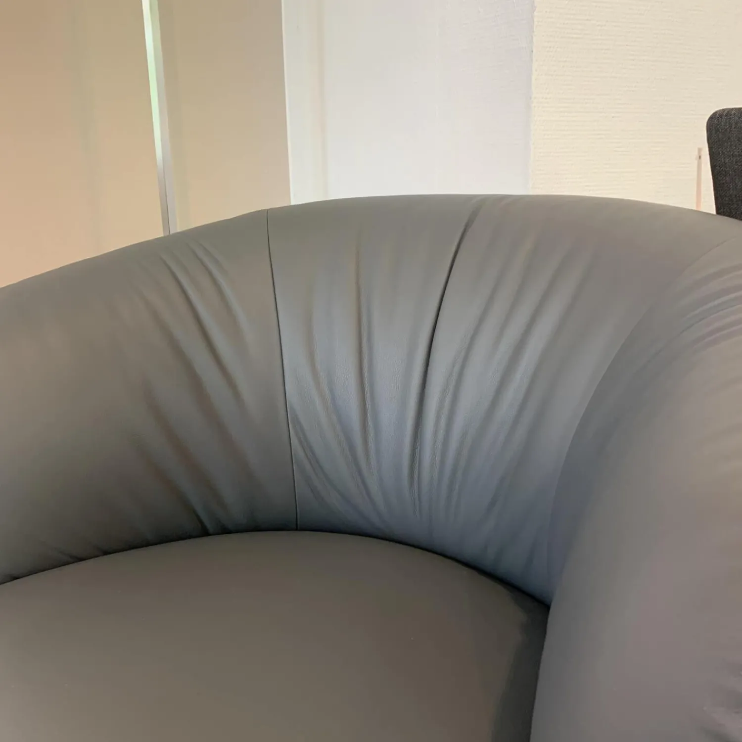 Walter Knoll Relaxsessel|Sessel Ishino 195-10 Leder 55 1441 Basalt Grau