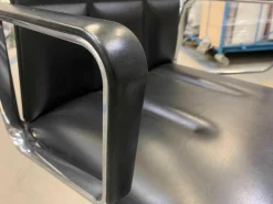 Walter Knoll Relaxsessel|Sessel Leadchair Leder Elen 65 Black 1230 4-Fuß-Kreuz Aluminium