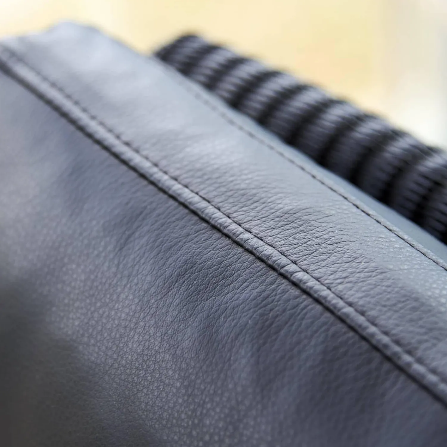 Accente Loungesessel|Sessel Leder Und Stoff Schwarz Gestell Metall Chrom Schwingend