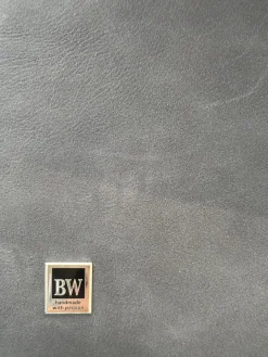 Bielefelder Werkstätten Relaxsessel|Sessel Legend 172 1000 Leder Java Vulcano Grau Kreuzfuß Metall Schwarz Matt Pulverbeschichtet Mit Hocker