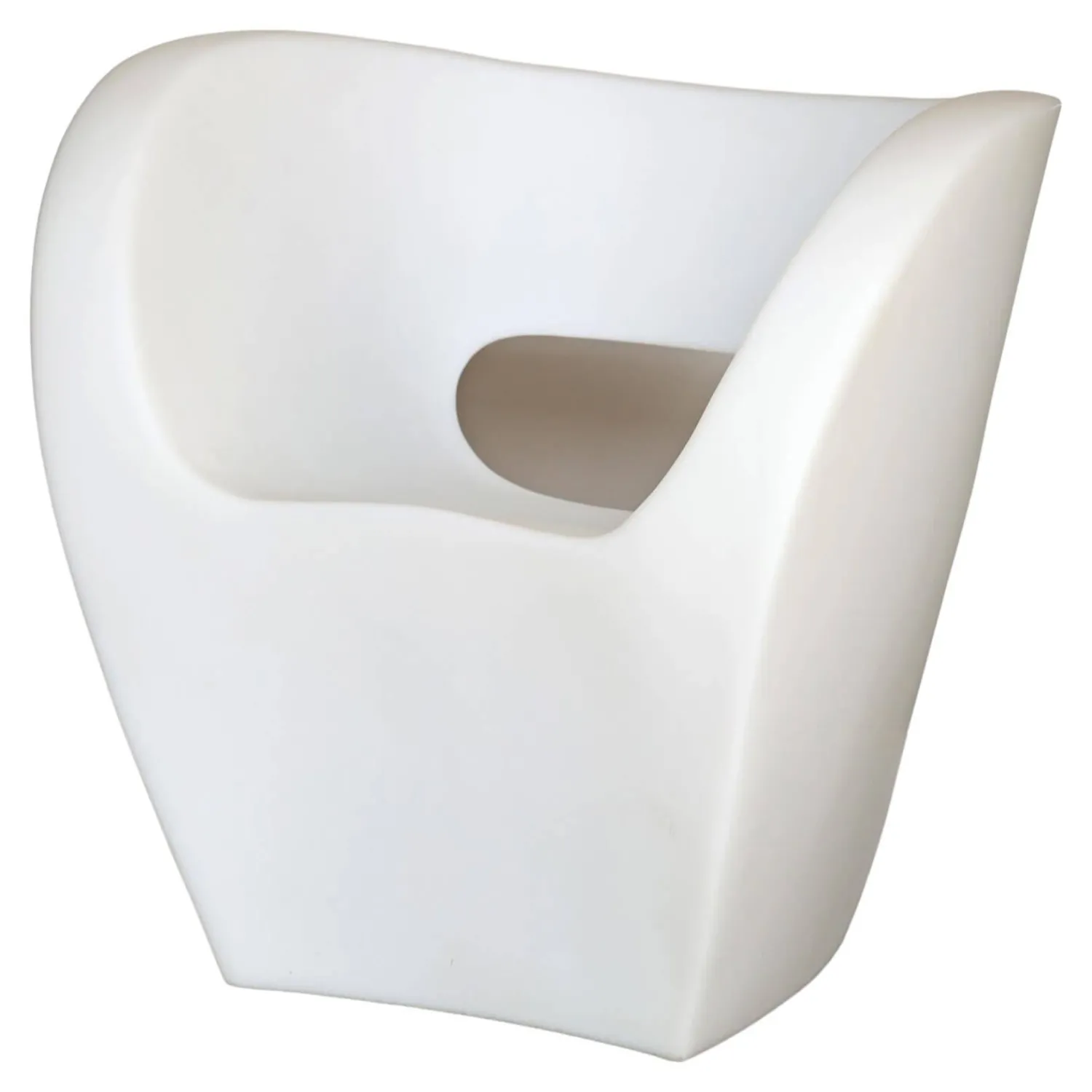 Moroso Relaxsessel|Sessel Little Albert Durchscheinend Weiß Polyethylen Geeignet Für Draußen