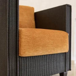 Accente Relaxsessel|Sessel Loft Pur Geflecht Marone Matt Stoff Side 2012 Farbe Gelb 01