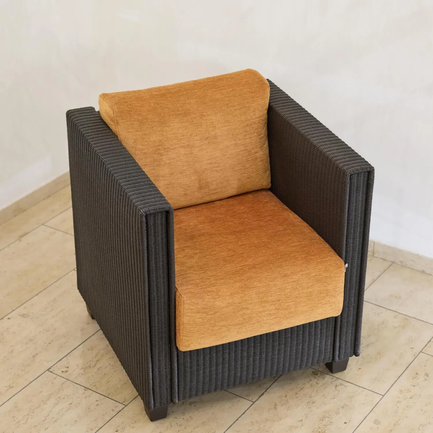 Accente Relaxsessel|Sessel Loft Pur Geflecht Marone Matt Stoff Side 2012 Farbe Gelb 01