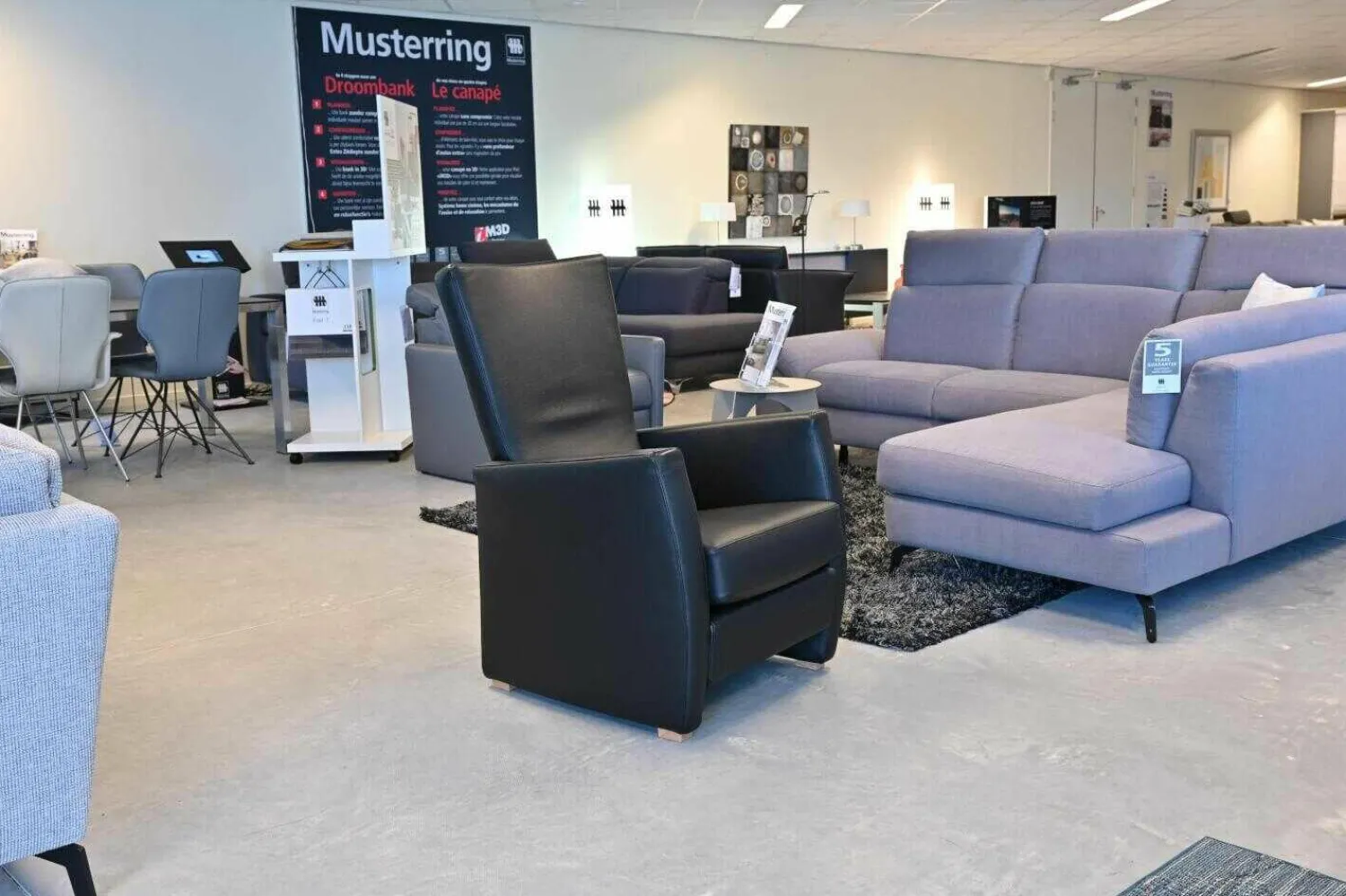 Havee Meubelen Relaxsessel|Sessel Lookline 880 H Leder Ekso Schwarz