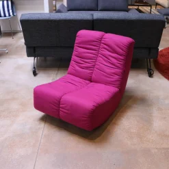 Brühl Relaxsessel|Sessel Lucky 1 Basic Rocking Chair Stoff Wollfilz Zyklam