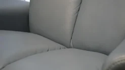 Stressless Relaxsessel|Sessel Magic M Leder Paloma Grau Gestell Signature Schwarz Inklusive Hocker