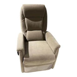 himolla Relaxsessel|Sessel Mainz Stoff Nuvano Schlamm Beige Grau Gestell Motorisch Mit Aufstehhilfe