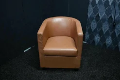 Creativ Polska Relaxsessel|Sessel Max Leder New Softy 393 Nuss Fuß Buche