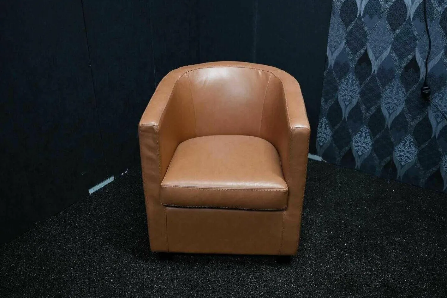 Creativ Polska Relaxsessel|Sessel Max Leder New Softy 393 Nuss Fuß Buche