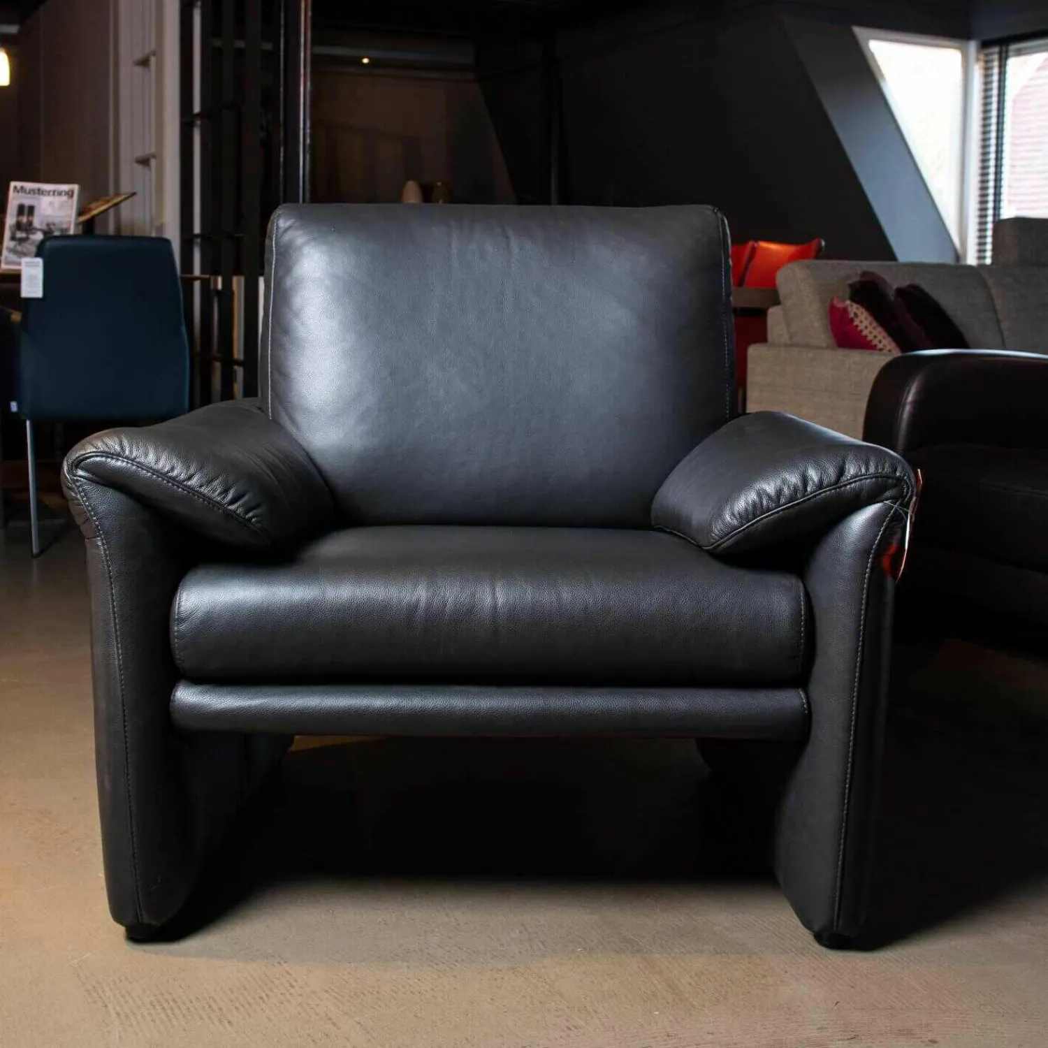 W. Schillig Relaxsessel|Sessel Meloody Leder Z60 95 Grau