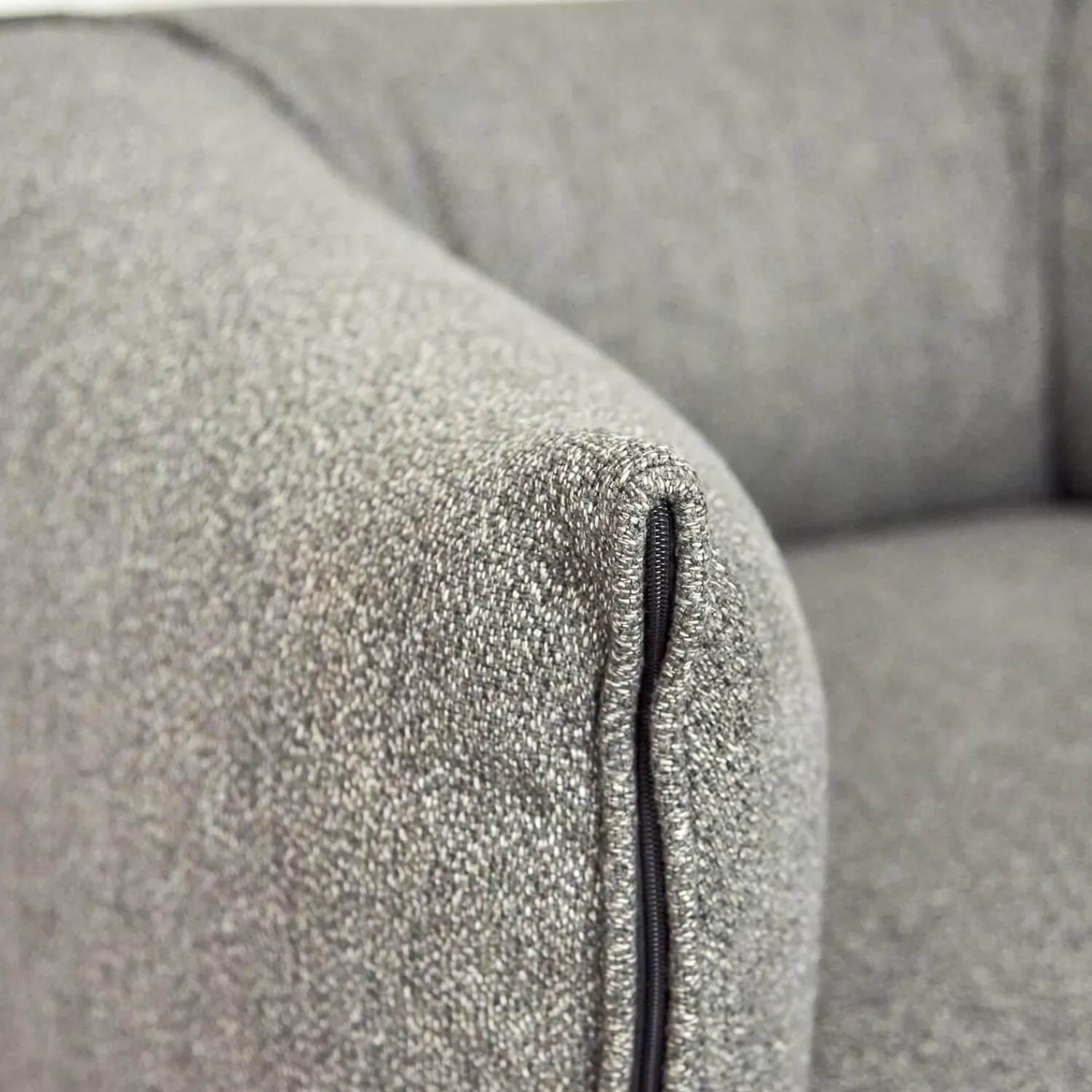 MDF Italia Loungesessel|Sessel Mia Bezugsstoff Dune Grau Basis Drehbar Mit Rückholmechanismus