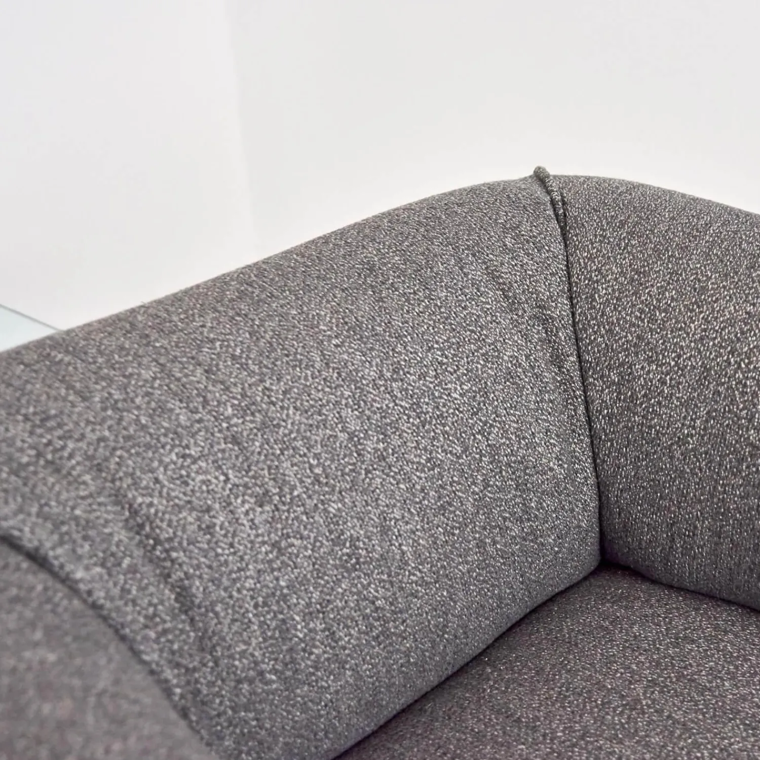 MDF Italia Loungesessel|Sessel Mia Bezugsstoff Dune Grau Basis Drehbar Mit Rückholmechanismus