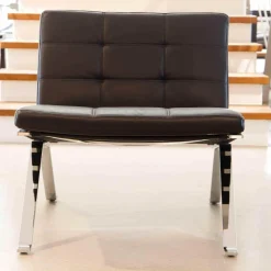 Girsberger Relaxsessel|Sessel Modell 1600 Leder Montana Schwarz