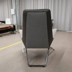 Walter Knoll Relaxsessel|Sessel My Chair 248-10 C Bezug Kerala 7696 Shadow Seitenteile Vintage 1410 Cigar Gestell Schwarzchrom