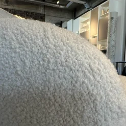 Freifrau Relaxsessel|Sessel Nana Love Seat Stoff Nimbus 006 Bebris Beige Füße Kunststoff Inklusive Hocker