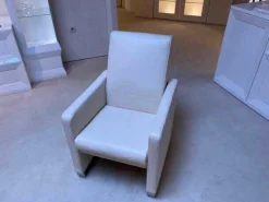 Jori Relaxsessel|Sessel Navy JR 4080 Mobil Leder Celia Pearl Kufe Chrom