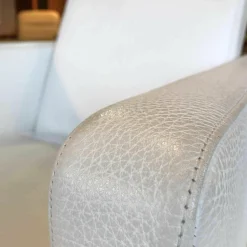 Jori Relaxsessel|Sessel Navy JT-4080 - AC63BA Leder Fuerte Weiß