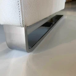 Jori Relaxsessel|Sessel Navy JT-4080 - AC63BA Leder Fuerte Weiß