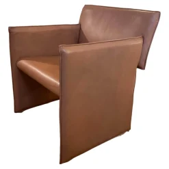 COR Relaxsessel|Sessel Noto Leder 922 Cognac Mit Rollen Und Filzgleitern