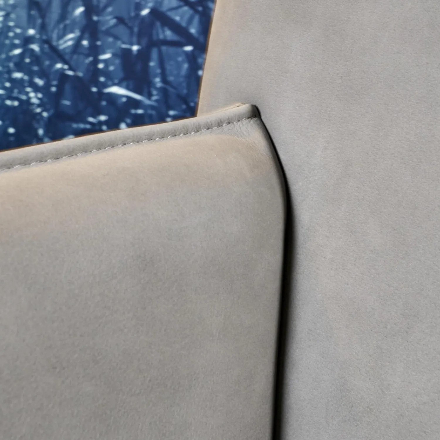 COR Loungesessel|Sessel Noto Nubukleder 682 Elefantgrau Weiche Rollen