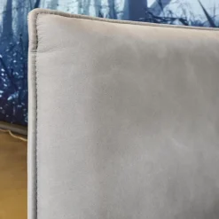 COR Loungesessel|Sessel Noto Nubukleder 682 Elefantgrau Weiche Rollen