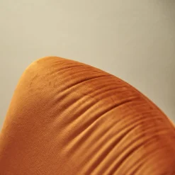 Bielefelder Werkstätten Couchtische|Sessel Polo Cocktail Stoff Amica A-161 Orange Untergestell Eiche Antik Mit Drehfunktion Und Rückholmechanik