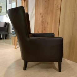 Werther Relaxsessel|Sessel Premio Braun Leder L7038D Silk Braun